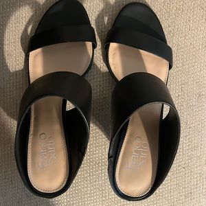 Franco Sarto Black Heels 8.5